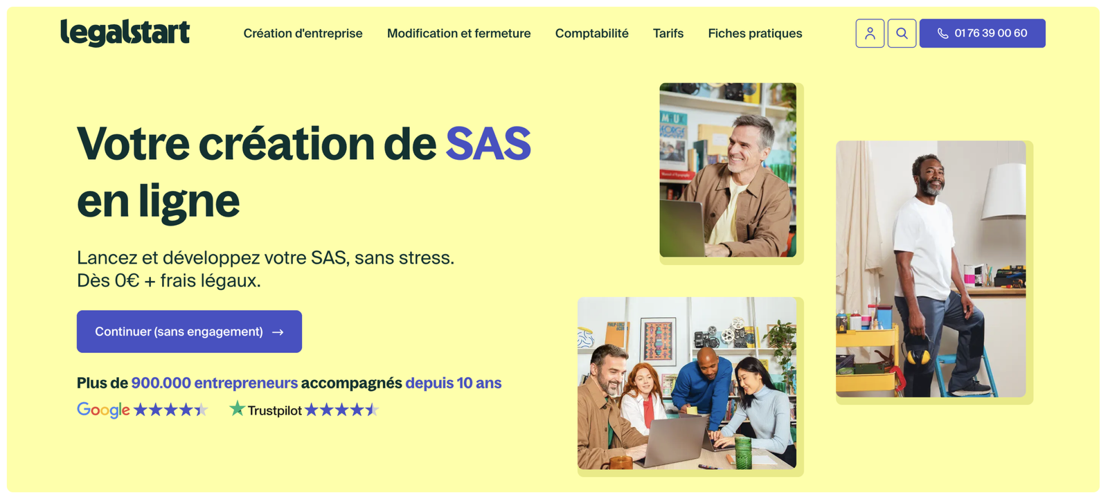 creation SAS legalstart